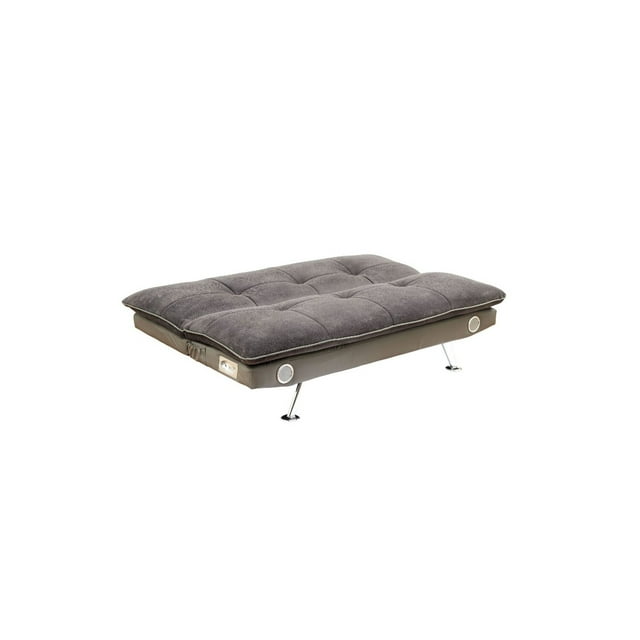 Benzara Gallagher Contemporary Futon Sofa With Speaker & Bluetooth