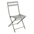 thumbnail image 1 of Benzara Industrial Styled Metal Folding Chair, 1 of 5