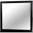 thumbnail image 1 of Benzara Lennart Ii Black Rectangular Mirror, 1 of 5