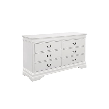 Benjara Luscious Traditional Dresser In Wood, White