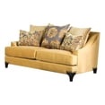 thumbnail image 1 of Benjara Luxurious Loveseat In Enchanting Gold, 1 of 5