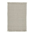 thumbnail image 1 of Benzara Medium Polypropylene Rug with Tied Fringes - Taupe Gray, 1 of 2