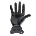 thumbnail image 1 of Benzara Metal Open Human Right Hand Wall Decor with 2 Screw Mount, Antique Black, 1 of 3