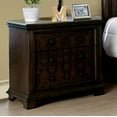 thumbnail image 1 of Benzara Minerva Transitional Night Stand, Walnut Finish, 1 of 2
