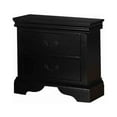 thumbnail image 1 of Benzara Pine Wood Night Stand, 1 of 3