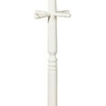 thumbnail image 1 of Benjara Prismo 19.25" Transitional Solid Wood Coat Rack in White, 1 of 4