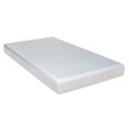 thumbnail image 1 of Benzara Que 6 Inch Twin Size Memory Foam Mattress, Gel Infused, Fabric Upholstery, 1 of 6