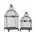 Set Of Two Simple And Classy Metal Bird Cages