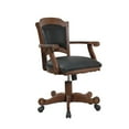 thumbnail image 1 of Snug Arm Game Chair with Casters and Fabric Seat and Back Brown, 1 of 5