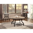 thumbnail image 1 of Benzara Solid Wood 3 Piece Cocktail Table Set, 1 of 5