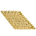 thumbnail image 1 of Benzara BM180514 Square Ceramic Concave Tray with Woven Pattern, Chrome Gold - 1.5 x 12 x 12 in., 1 of 1