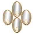 thumbnail image 1 of Benzara 54331 The Gorgeous Metal Mirror Candle Sconce, 1 of 2