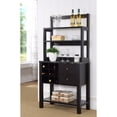 thumbnail image 1 of Benzara Well Designed Efficient Baker's Rack, Dark Brown, 1 of 3