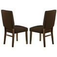 thumbnail image 1 of Wood & Fabric Dining Side Chair With Comfortable Padding, Set Of 2, 1 of 2