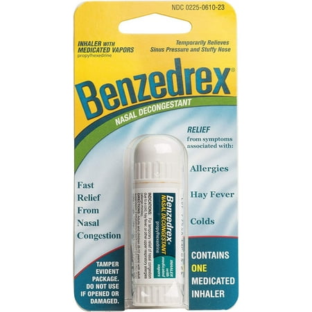 Benzedrex Nasal Decongestant Inhaler 1 Each (Pack of 18)