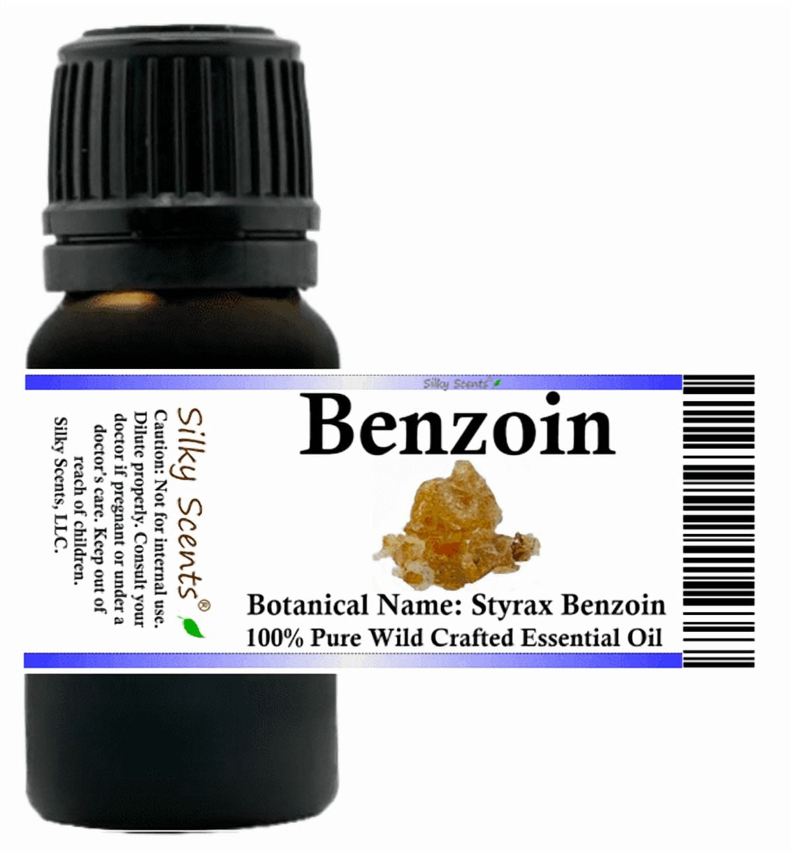 Benzoin Essential Oil 15 ml (1/2 fl oz) - 100% Pure and Natural by Silky Scents