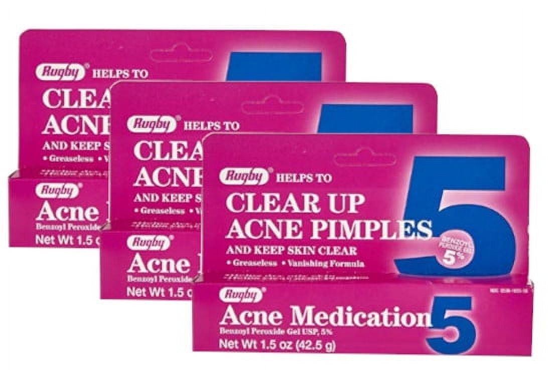 Benzoyl Peroxide 5 Generic for Oxy Balance Acne Medication Gel 1.5 Oz
