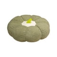 thumbnail image 1 of Beollynier 17.7 Inch Pumpkin Floor Cushion and Throw Pillow Set Thick Cotton Linen Fluffy Pouf for Living Room Bedroom Couch Party Decor Gift, 1 of 6