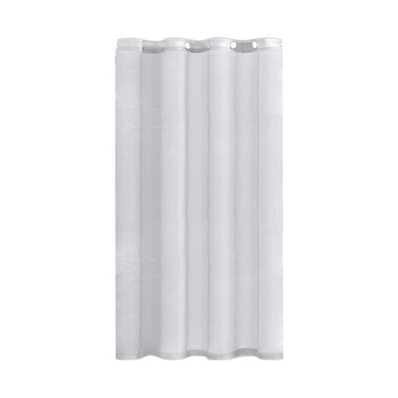 Beollynier 4.3 FT Waterproof Outdoor Sheer Curtain with Rod Pocket Light Filtering All Weather White for Patio Gazebo Porch Pavilion Decor