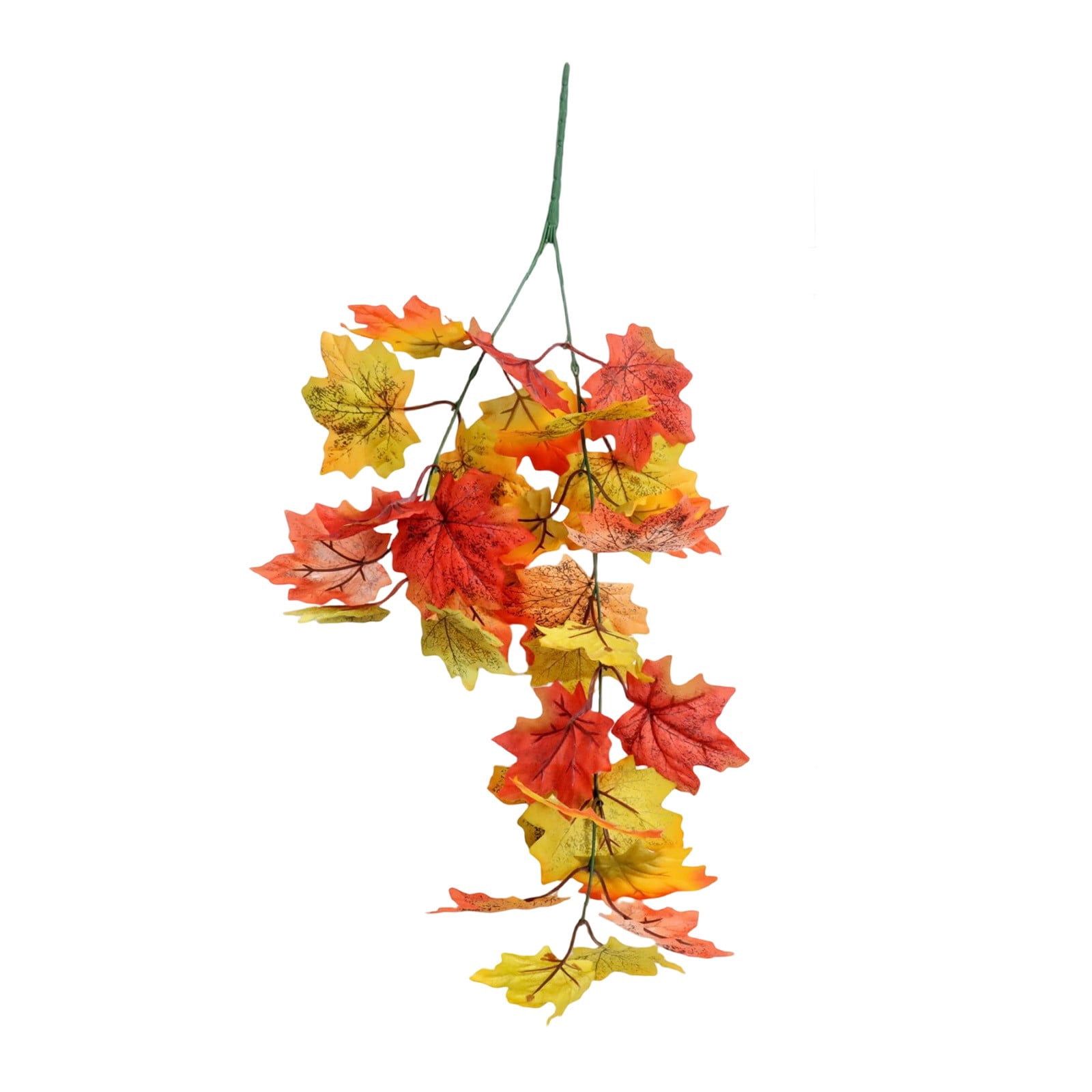 Beollynier Bionic Maple Leaf Rattan Hanging Basket Wall Decor for ...