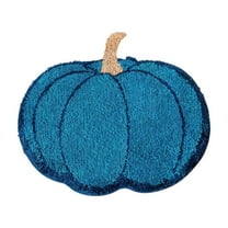 Beollynier Cute Pumpkin Bath Mat Soft Fluffy Absorbent Machine Washable Non Slip Bathroom Rug for Kitchen Entryway Indoor Outdoor Use