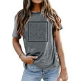 thumbnail image 1 of Beopjesk Women Mama Letter Printed T-Shirt Mama Graphic Tee, 1 of 1