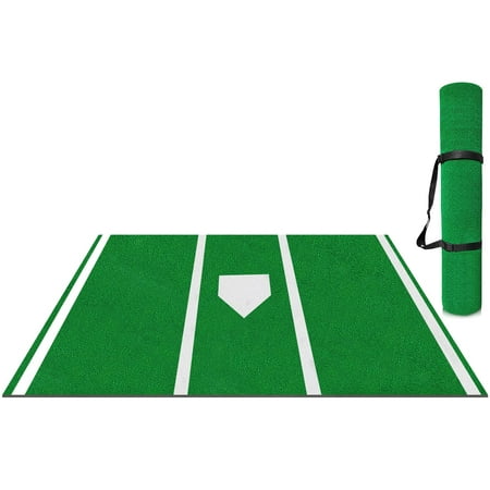 Beoub Heavy Duty Batting Home Plate Hitting Mat Non-Slip