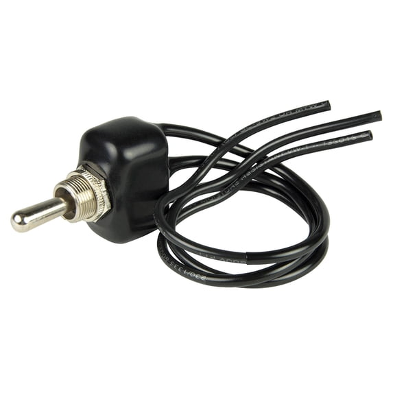 Bep Spdt Chrome Plated Sealed Dipped Toggle Switch - (on)/off/(on)