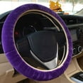 thumbnail image 1 of Beppter 1 Steering Wheel Cover,Hand Warmer,Plush Car Steering Wheel Cover Soft Winter Warm Supplies Car Steering Wheel, 1 of 2