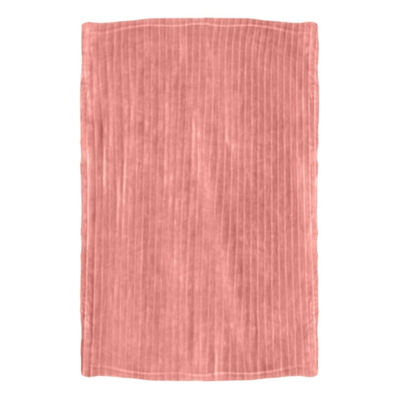 Beppter 1Pc Blanket,Flannel Blanket (Striped Coral Pink, 100*150),Blanket Twin Blanket Light Grey Lightweight Blanket for Sofa Couch Bed Camping Travel Cozy Microfiber Blanket,100*150Cm