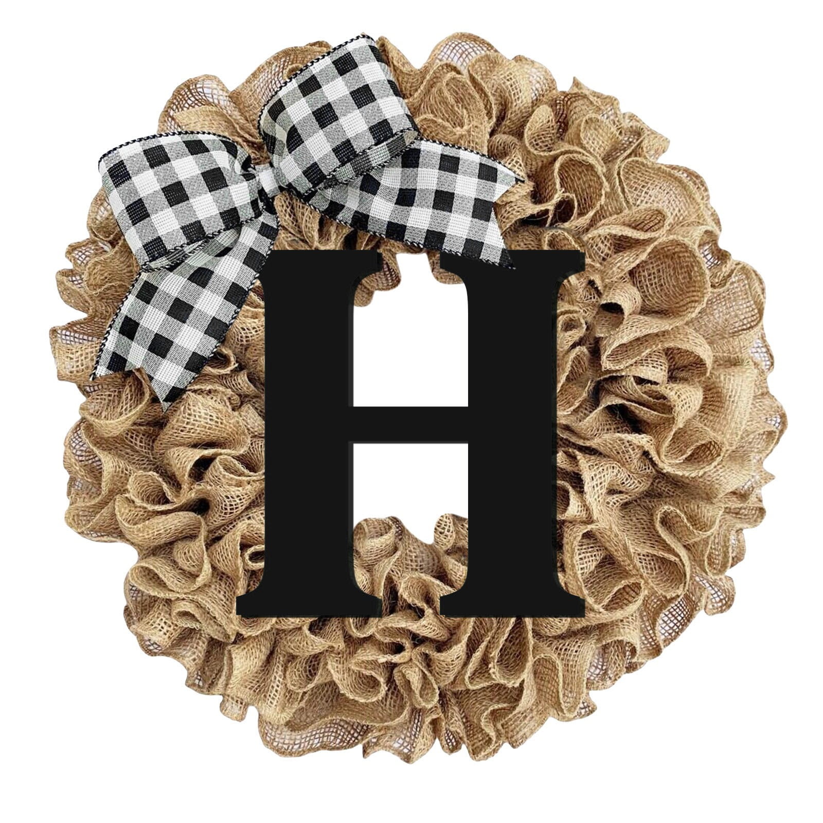 Beppter 1X Wreath,Unique Last Name Year Round Front Door Wreath with