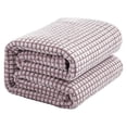 thumbnail image 1 of Beppter Blanket,1X Blanket,Coral Fleece Sweat-Wicking Breathable Air Conditioning Blanket In Summer Wine Red,100x150cm, 1 of 1