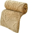 thumbnail image 1 of Beppter Blanket,A Taffeta Velvet Butterfly Blanket,Tafu Velvet Butterfly Blanket Light Coffee ,70x100CM, 1 of 1