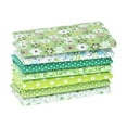 thumbnail image 1 of Beppter Diy Knitting Diy,Cotton Cotton Floral Cloth 50*50Cm, Green,Cotton Crafts Fabric Bundle Patchwork Squares Quilting Sewing Patchwork Diy 19.68In*19.68In 7Pcs,50*50cm, 1 of 7