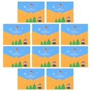 Beppter Greeting Card Xmas 10PCS Christmas Card Thanksgiving Gift Gift Box Handwritten Birthday Wishes Christmas Christmas Eve DIY Message Card