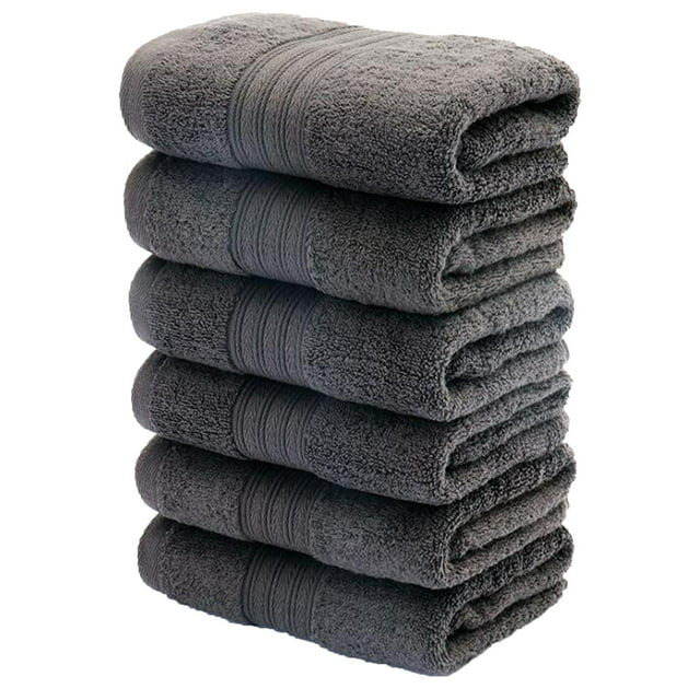 Beppter Home & Garden Bath Towel and Soft Absorbent 6PC Towels Cotton Towels Soft Thick Hand and Absorbent Bathroom Products