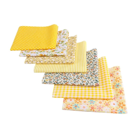 Beppter Office&Craft&Stationery,25Cmx25Cm7 Color 2 Sets,2Pc Manual Diy Sewing Cloth Diy Fabric Small Floral Plain Cloth (1),Fabric Bundle 2Pc Patchwork Squares Quilting Sewing Patchwork Diy,25cm*25cm