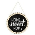thumbnail image 1 of Beppter Pendent Ornament Welcome Sign Home Sweet Home Sign for Front Door Decor Farmhouse Porch Wall Decoration with Round Hanging Decoration for Home Outdoor Indoor Living Room, 1 of 6