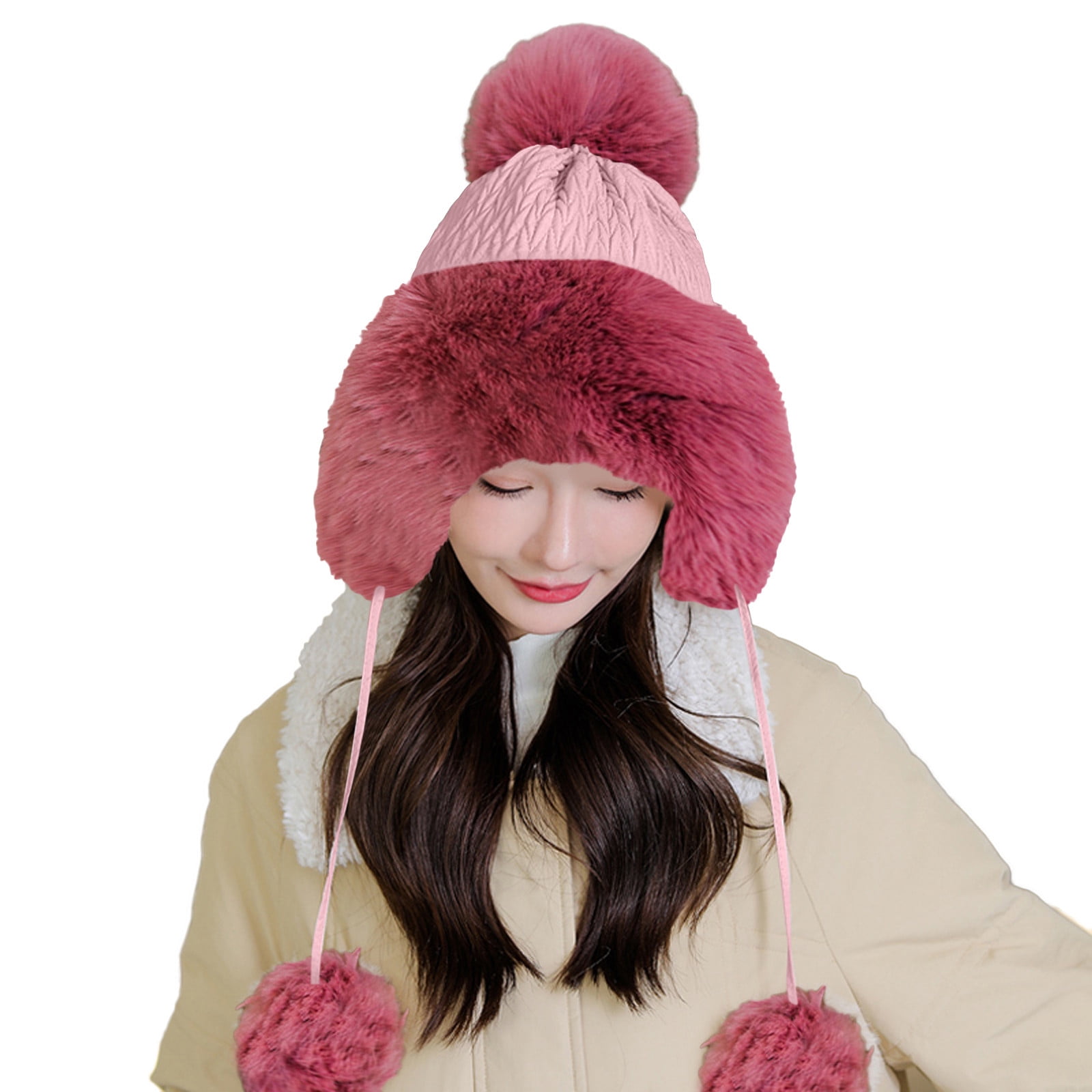 Beppter Trapper Hat Winter Hats Women s Fashion Winter Hat Plush And Thicken Fashion Custom Warm Hats Wool Cap Hat