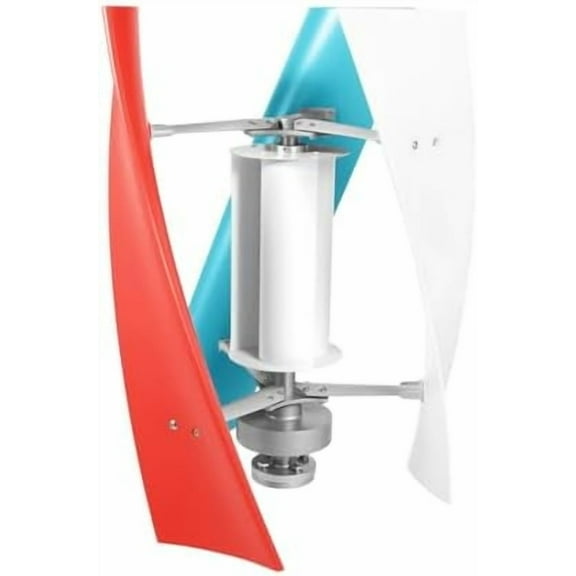 Bepritm 400W Wind Turbine Generator Kit, 3 Blades Wind Power Generator 12V Vertical Axis Wind Turbine Generator Kit with Controller, Ultra-Quiet Design for Home, Boats, Street Lighting