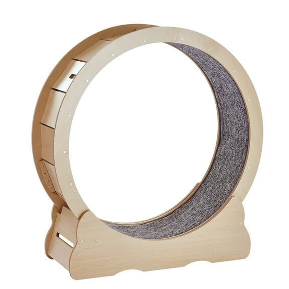 Beran7 Cat Exercise Wheel,Large Cat Treadmill Wheel for Indoor Cats, Running Wheel with Detachable Carpet & Teaser for Running/Walking/Training, Suitable for Most Cats