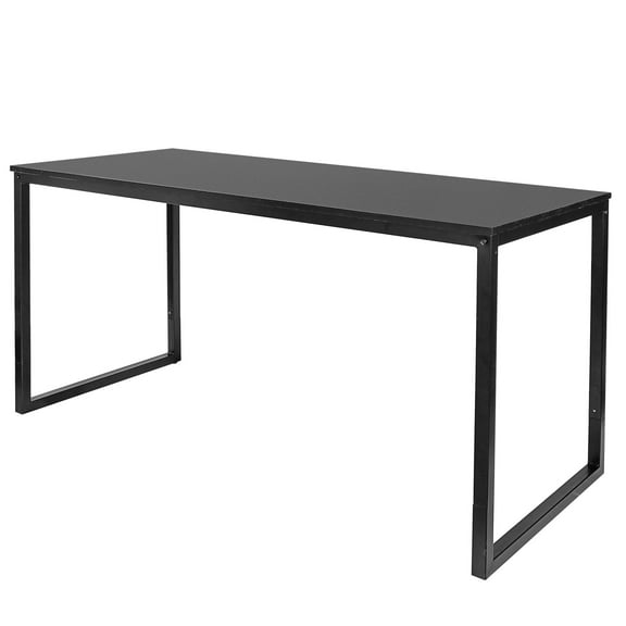 Beran7 Writing Computer Desk Office Table Modern Simple Work Study Desk Laptop Table Modern Simple Style DeskBlack Frame Desk, Computer Workstation, Office Desk, Easy Assembly
