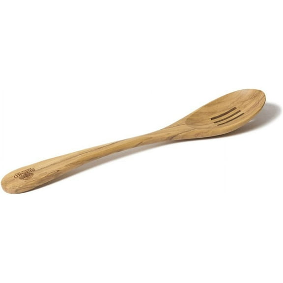 Berard 22474 French Olive-Wood Handcrafted Slotted Spoon