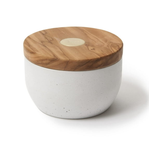 Berard 41170 Round Salt Keeper Millenari D10X7Cm, White