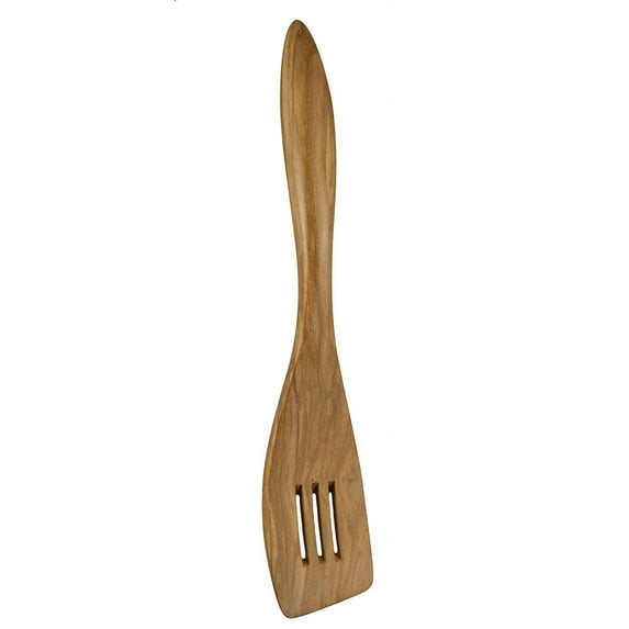 Berard French Olive Wood 12-1/2-Inch Handcrafted Slotted Wood Spatula, Terra Collection