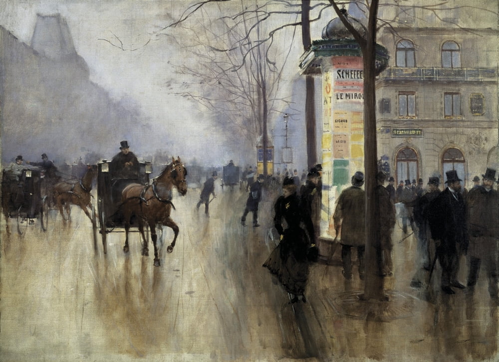 Beraud Jean (1849-1935) Canvas Art - (24 x 18)