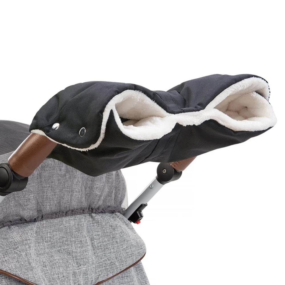 Berber Fleece Hand Warmers, Winter Stroller Accessories for Extreme Cold, Brown