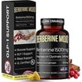 thumbnail interactive-video image 1 of Berberine 1500mg Supplement with Magnesium Glycinate & Ceylon Cinnamon, Weight Management, Glucose & Metabolism Support, Made in USA, 60 Tablets, 1 of 9