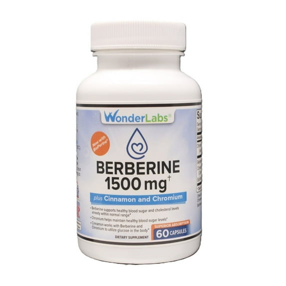 Berberine 500 mg plus Cinnamon and Chromium