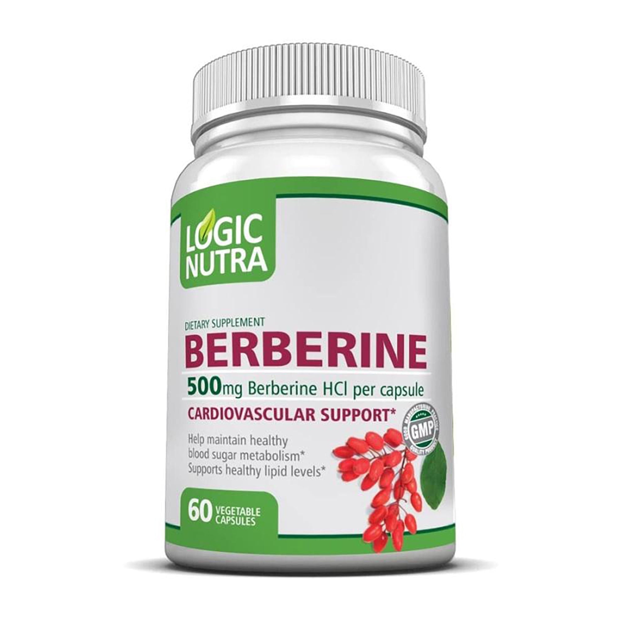 berberine l carnitine supplement Logic Nutra for Blood Sugar Metabolism and Cardiovascular Support, 500mg, 60 Capsules GHK-CU (100MG) – Ridgeline tle Select Pack::180 Capsules